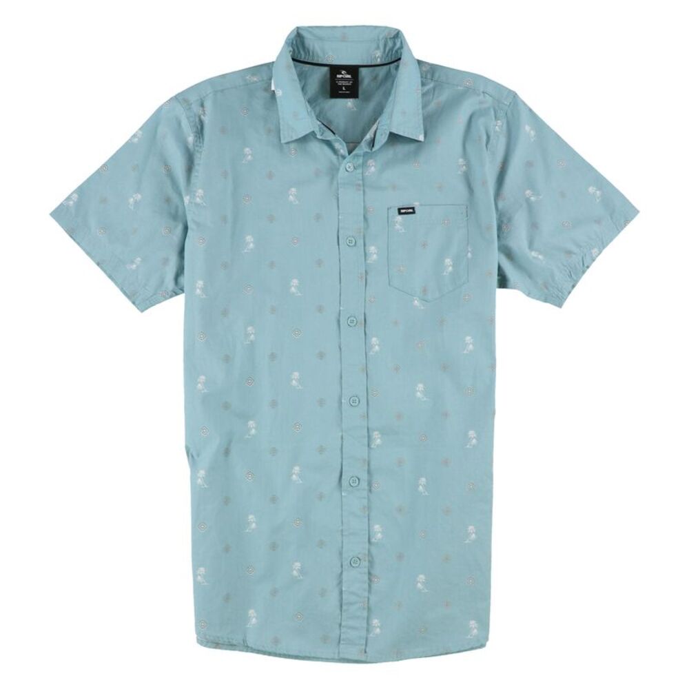 Rip Curl Mens Tropics Button Up Shirt, NWT